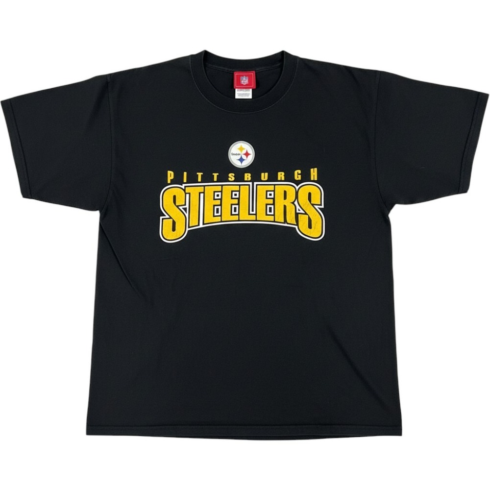 NFL Pittsburgh Steelers T-Shirt Mens Medium Black VF Imagewear Graphic Tee